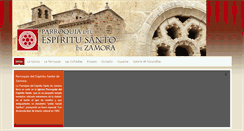 Desktop Screenshot of espiritusantozamora.com