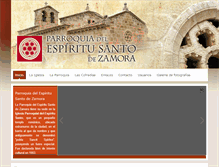 Tablet Screenshot of espiritusantozamora.com
